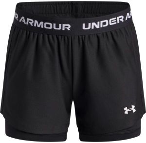 Under Armour TECH PLAY UP 2N1 SHORT Dievčenské šortky, čierna, veľkosť XL