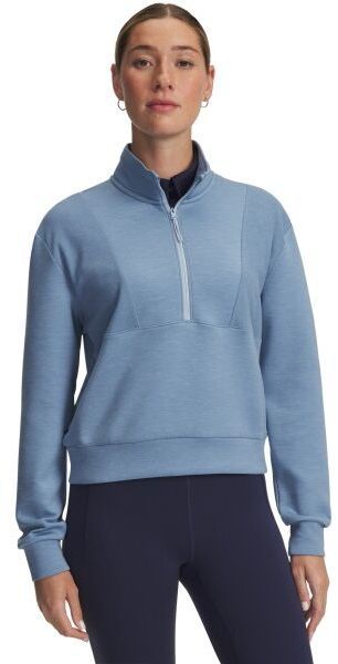 Under Armour DRIVE MIDLAYER PULLOVER Dámsky golfový pulóver, svetlomodrá, veľkosť S