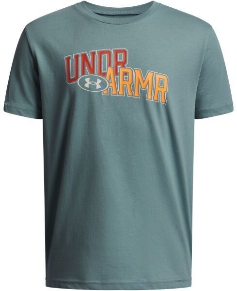 Under Armour OVERLAY WORDMARK Chlapčenské tričko, svetlo zelená, veľkosť XS