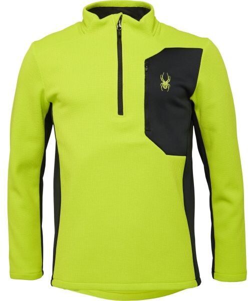 Spyder BANDIT 1/2 ZIP Pánsky funkčný sveter, reflexný neón, veľkosť