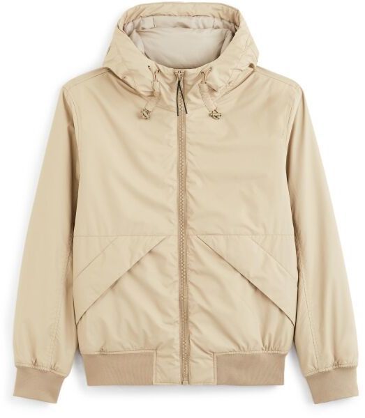 CELIO GUHOODIE1 Pánska bunda, béžová, veľkosť