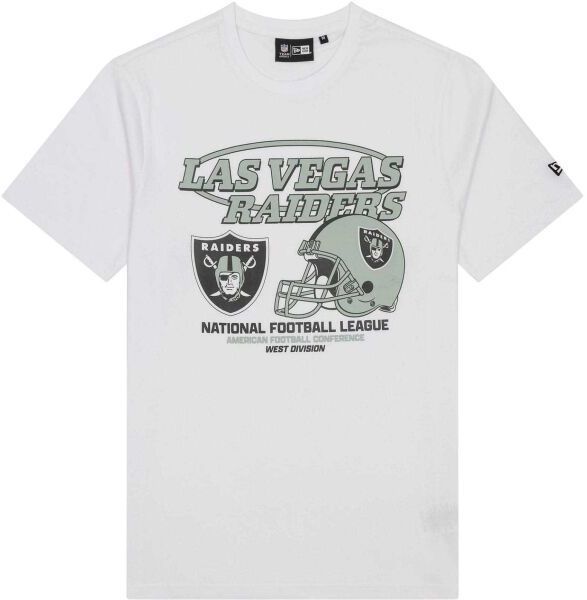 New Era LAS VEGAS RAIDERS NFL GRAPHIC Pánske tričko, biela, veľkosť