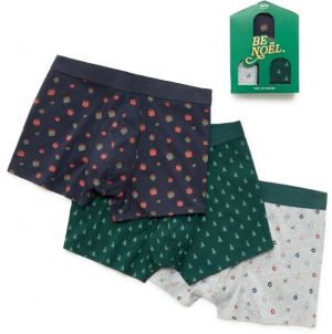 CELIO XMIBOGIFT Pánske boxerky v darčekovom balení, tmavo zelená, veľkosť