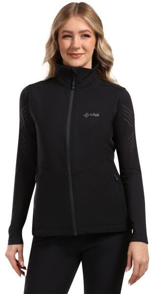 KILPI NOIL Dámska softshellová vesta, čierna, veľkosť