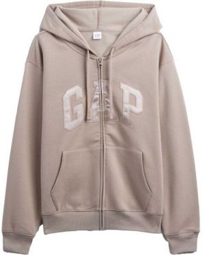 GAP HERITAGE Dámska mikina, béžová, veľkosť