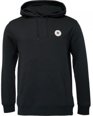 Converse STANDARD FIT CORE CHUCK PATCH HOODIE BB Pánska mikina, čierna, veľkosť