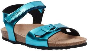 Geox J ADRIEL Dievčenské sandále, tyrkysová, veľkosť