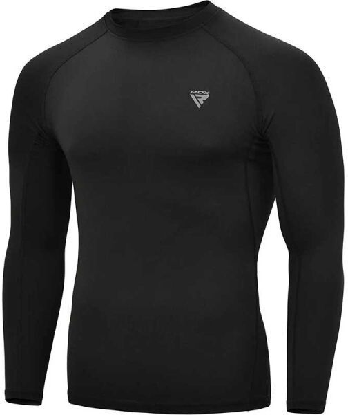 RDX T15 RASH GUARD Pánske športové tričko, čierna, veľkosť XXXL