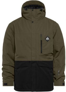 Horsefeathers RANGER Pánska lyžiarska/snowboardová bunda, khaki, veľkosť