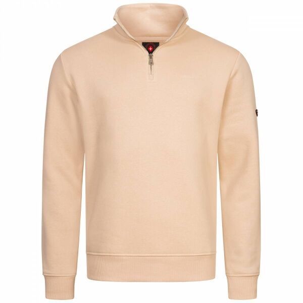 HOHENHORN TROIBERG Pánska mikina, béžová, veľkosť