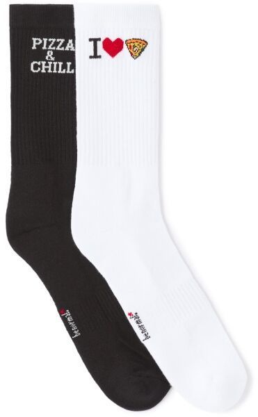 CELIO XMISOPIZZA Pánske ponožky v darčekovom balení, biela, veľkosť