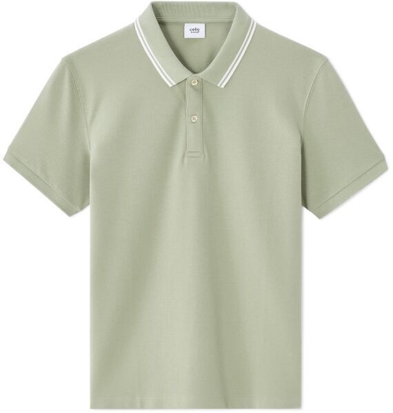 CELIO LEPRIME Pánska polokošeľa, svetlo zelená, veľkosť