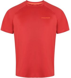 PROGRESS DRIVER Pánske tričko na športovanie, červená, veľkosť