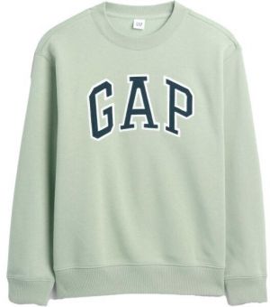 GAP HERITAGE CREW Dámska mikina, svetlo zelená, veľkosť