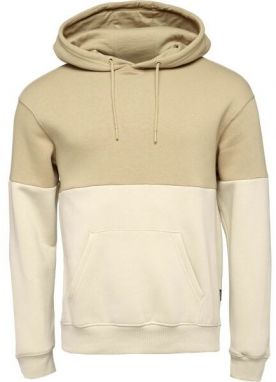 BLEND BHJUWAN Pánska mikina, béžová, veľkosť