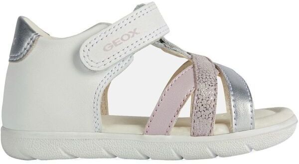Geox B SANDAL ALUL Dievčenské sandále, biela, veľkosť