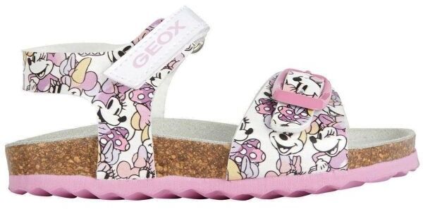 Geox B SANDAL CHALKI Dievčenská voľnočasová obuv, biela, veľkosť