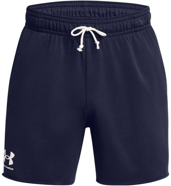 Under Armour RIVAL TERRY 6IN Pánske kraťasy, tmavo modrá, veľkosť L