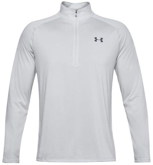 Under Armour TECH 2.0 1/2 ZIP Pánske tričko, sivá, veľkosť M