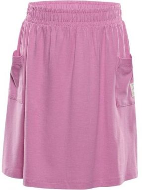 ALPINE PRO REWO Detská letná sukňa, ružová, veľkosť 116-122