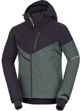 Northfinder BALINT Pánska lyžiarska bunda, tmavo zelená, veľkosť