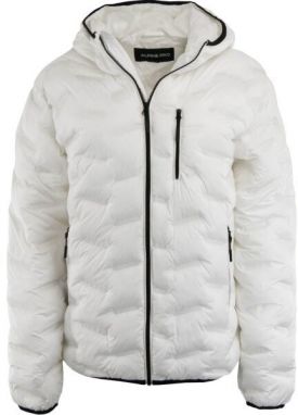 ALPINE PRO MARED Pánska zimná bunda, biela, veľkosť