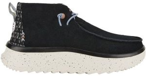 HEY DUDE WENDY PEAK HI SUEDE Dámska voľnočasová obuv, čierna, veľkosť