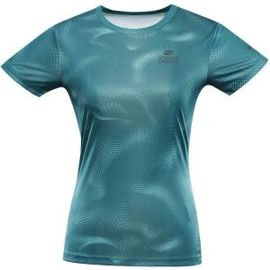 ALPINE PRO QUATRA Dámske funkčné tričko, zelená, veľkosť