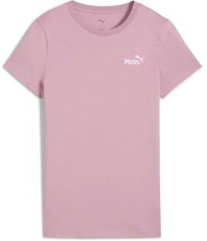 Puma ESSENTIALS SMALL NO.1 LOGO TEE Pánske tričko, ružová, veľkosť