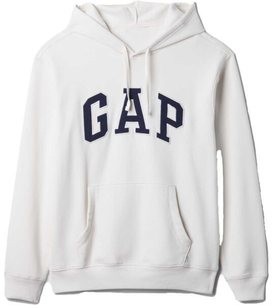 GAP V-HERITAGE LOGO Pánska mikina, biela, veľkosť