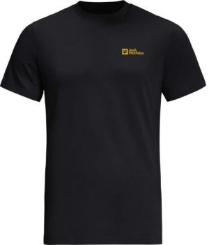 Jack Wolfskin ESSENTIAL T M Pánske tričko, čierna, veľkosť