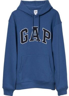 GAP V-HERITAGE LOGO Pánska mikina, modrá, veľkosť