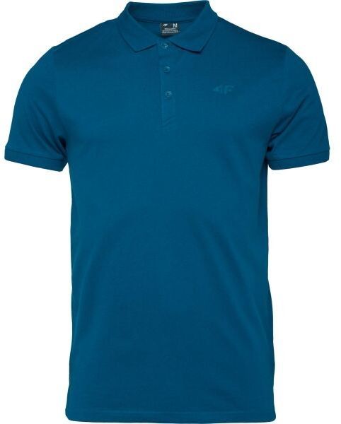 4F POLO SHIRT Pánske polo tričko, tmavo modrá, veľkosť