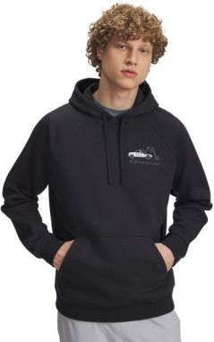 Under Armour RIVAL FLEECE HBR LOGO Pánska mikina, čierna, veľkosť