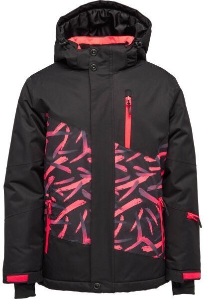 Lewro WISTERIA Dievčenská zimná bunda, čierna, veľkosť 152-158