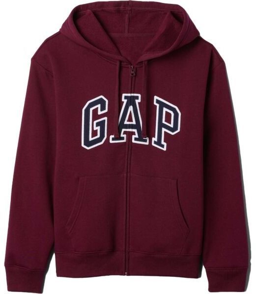 GAP HERITAGE Dámska mikina, vínová, veľkosť