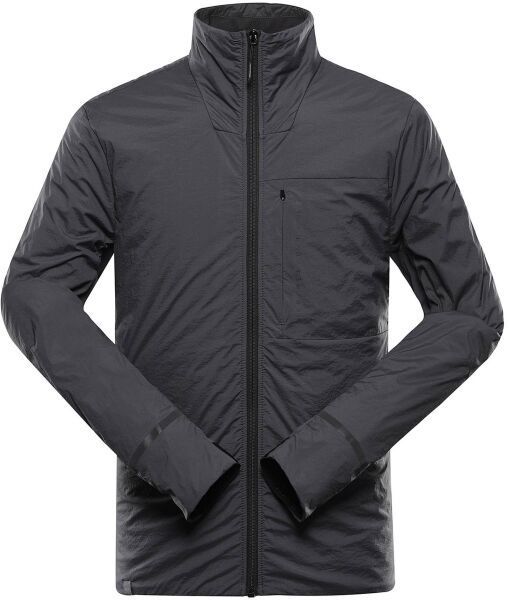 ALPINE PRO NOKED Pánska zateplená bunda, tmavo sivá, veľkosť 5XL