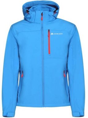 ALPINE PRO DERAF Pánska softshellová bunda, modrá, veľkosť