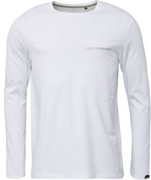 TRIMM BRAVE Pánske tričko s dlhým rukávom, biela, veľkosť