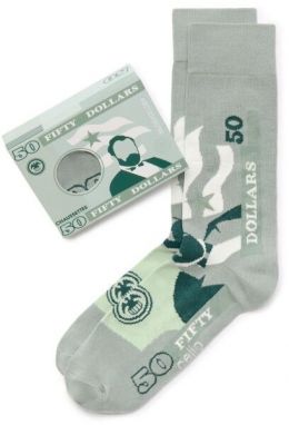 CELIO XMISODOLAR Pánske ponožky v darčekovom balení, sivá, veľkosť