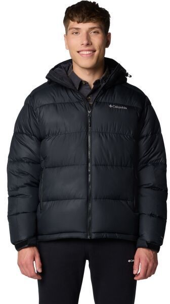 Columbia PIKE LAKE II HOODED JACKET Pánska bunda, čierna, veľkosť