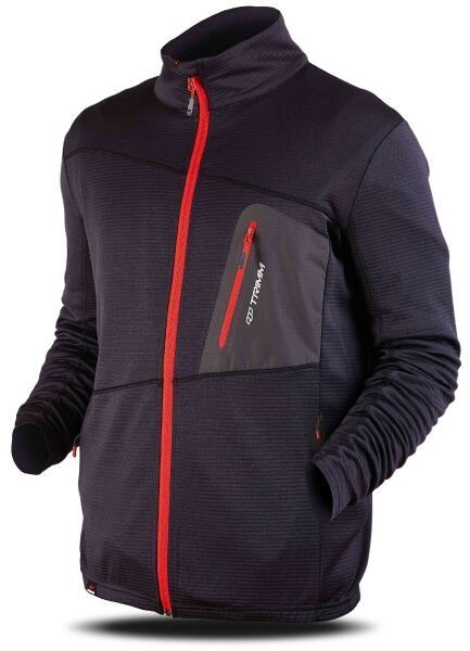 TRIMM MICRON Pánska mikina, čierna, veľkosť