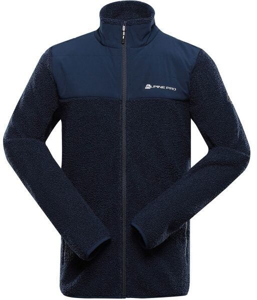 ALPINE PRO FERAD 2 Pánska hrejivá mikina, tmavo modrá, veľkosť 4XL