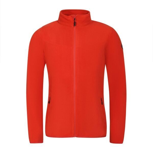 ALPINE PRO SIUS 3 Pánska flísová mikina, červená, veľkosť 4XL