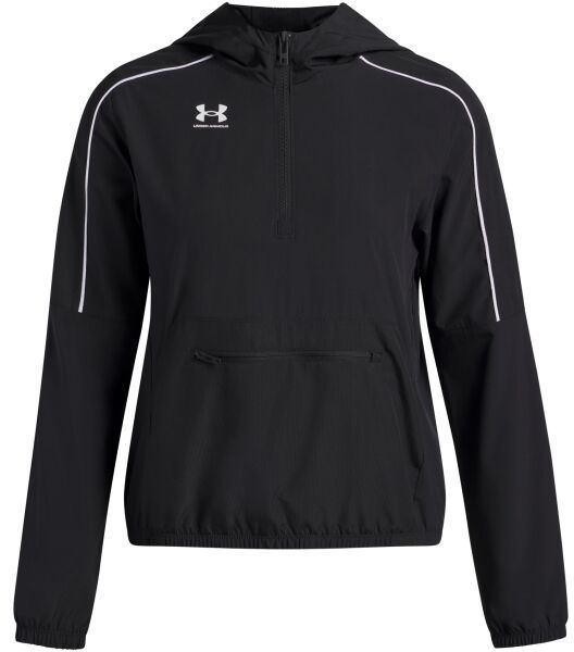 Under Armour CHALLENGER ANORAK Dámska futbalová bunda, čierna, veľkosť M