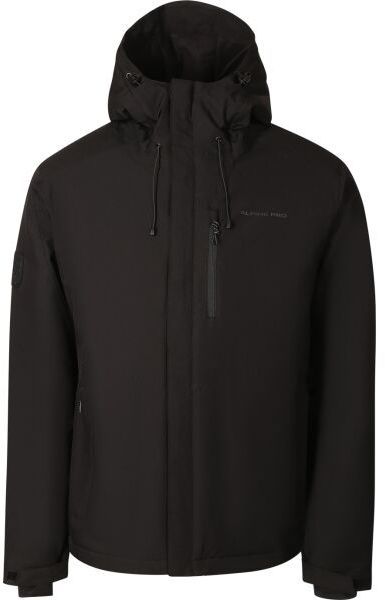 ALPINE PRO POGER Pánska zimná bunda, čierna, veľkosť