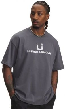 Under Armour U LOGO HEAVYWEIGHT Pánske tričko, sivá, veľkosť L