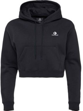 Converse STAR CHEVRON HOODIE Dámska mikina, čierna, veľkosť