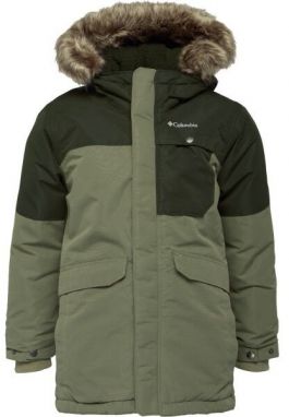 Columbia NORDIC STRIDER JACKET Detská zimná bunda, khaki, veľkosť