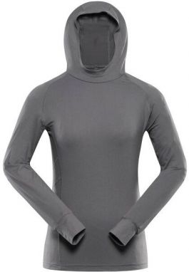 ALPINE PRO IZARA Dámska športová mikina, sivá, veľkosť